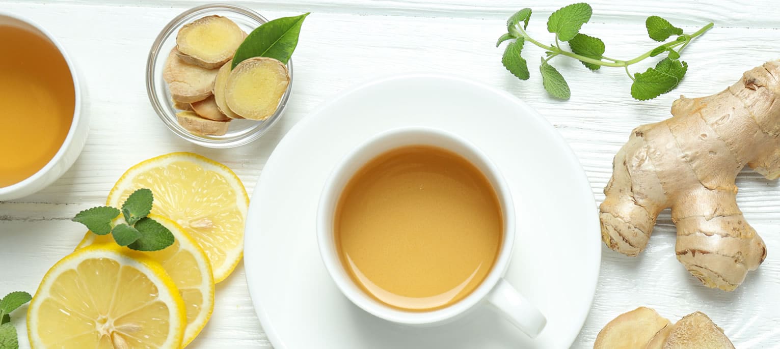 thé vert Sencha au citron et gingembre